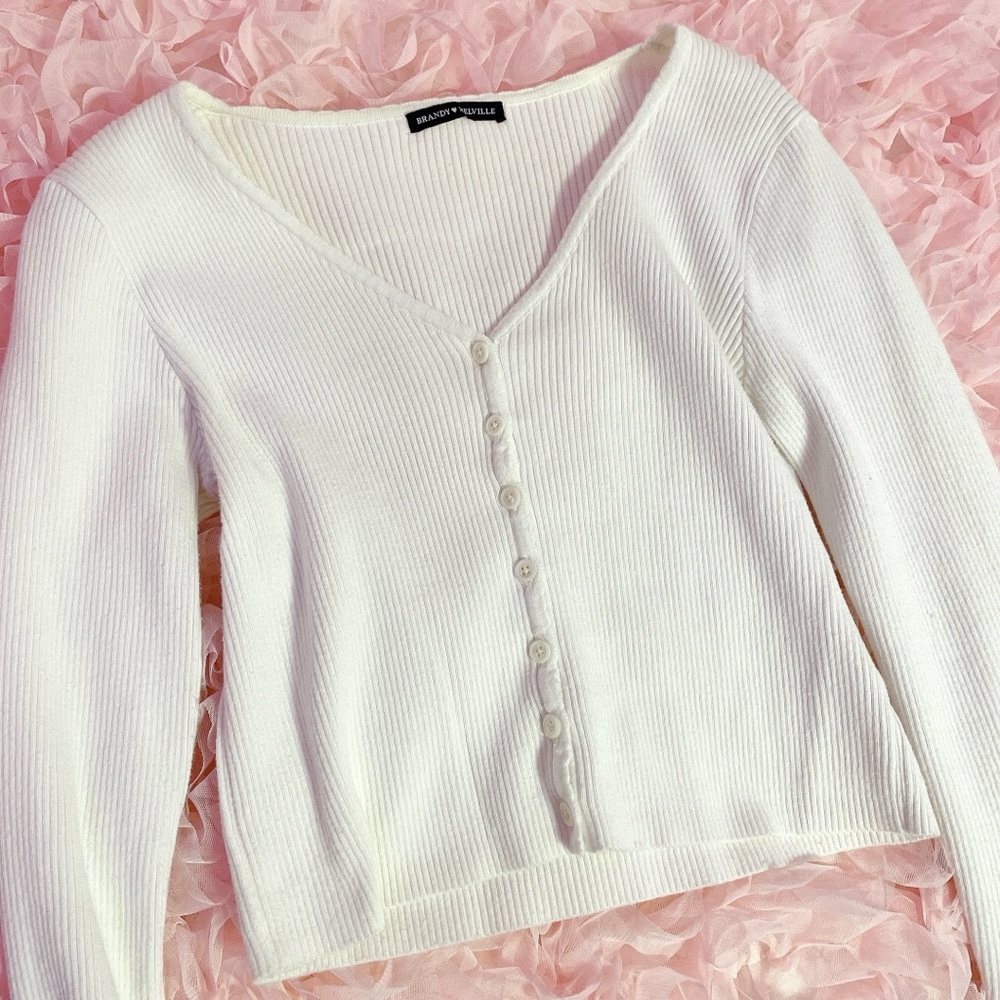 brandy melville button up cardigan - Picture 2 of 2